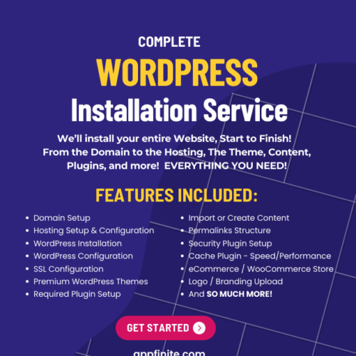 Complete WordPress Site Installation